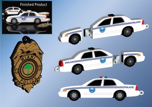 Miami Police USB Logo Drives Miami Police USB Logo Drives